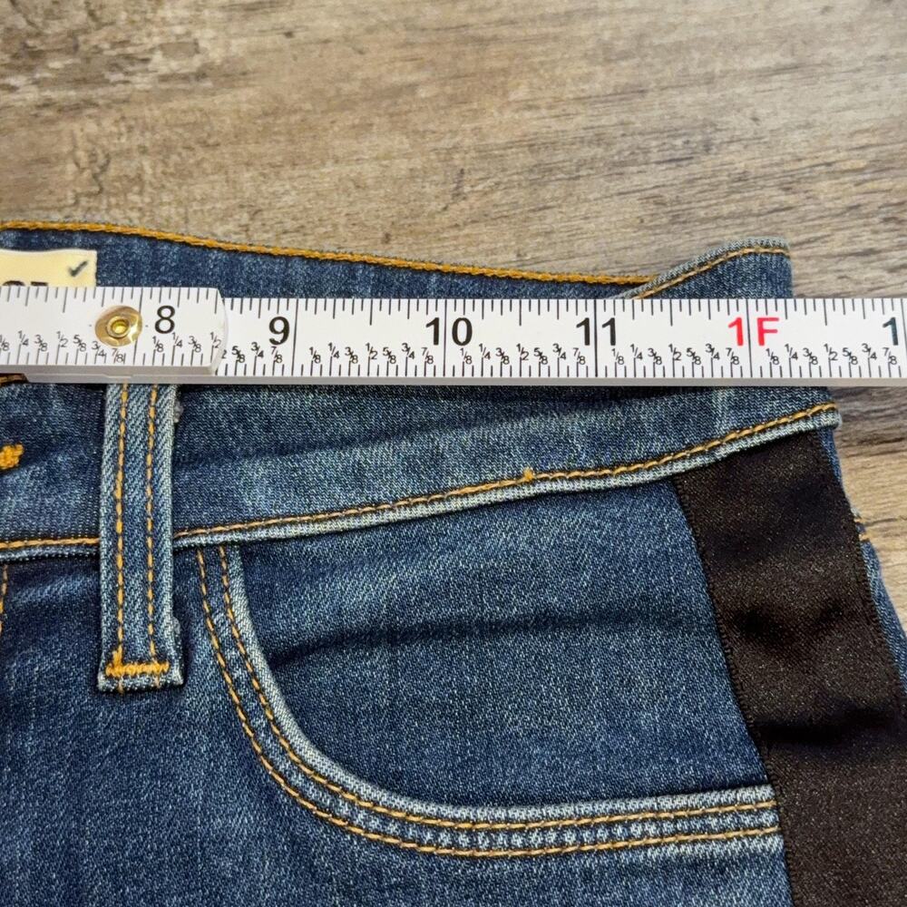 L'Agence Margot Skinny High Rise Jeans Women 24 Blue Side Stripe Denim Pants NWT - Picture 7 of 11